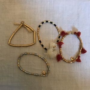 Madewell tassel bracelets